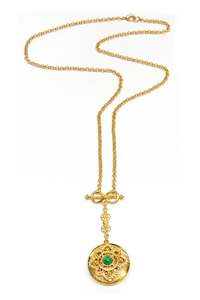 Ben Amun: Ben Amun Fob Necklace - Gold