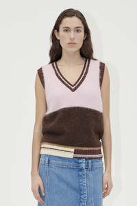 Stine Goya: Stine Goya V-neck Vest - Multi Coloured