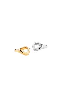 Jenny Bird: Jenny Bird Ola Ring - Silver & Gold