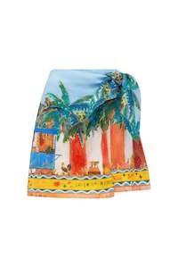 New Arrivals From Alemais: Alemais Aboard Skirt - Print