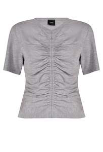 In Focus Lolla: Husk Lolla top - Grey