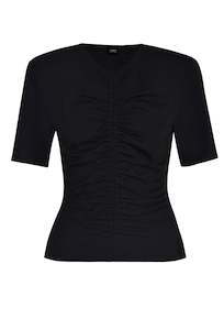 In Focus Lolla: Husk Lolla top - Black