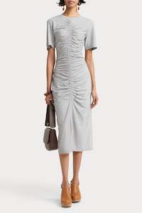 In Focus Lolla: Husk Lolla dress - Grey