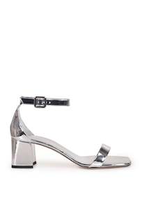 Derby Day Edit 1: Husk GRACE SANDALS - Mirror Silver