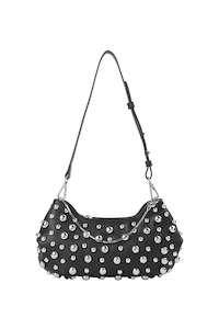 Stine Goya Studded Satchel - Black