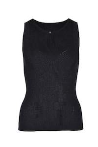 Dark Romance: Husk Keyhole Knit - Black