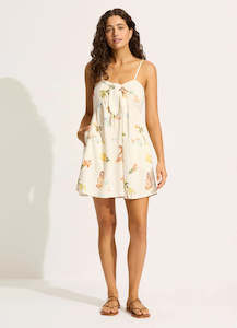 Seafolly Tie Front Mini Dress