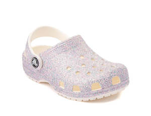 Footwear: Crocs Classic Glitter Clog-Toddlers