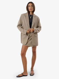 Womens Outerwear: Thrills Allegra Twill Suiting Blazer