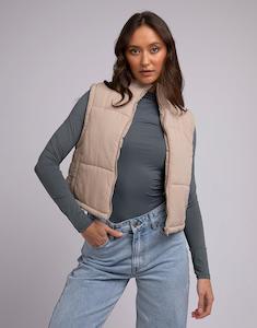 Womens Outerwear: Jorge Ella Cropped Puffer Vest