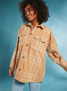 Womens Outerwear: Roxy Check the Swell Coat