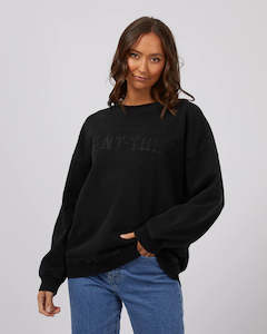 Womens Hoodies Sweats: Silent Theory Varsity Crew