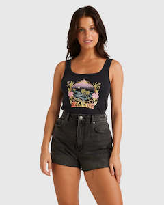 Womens Clothing: Billabong Hibiscus Paradise Tank