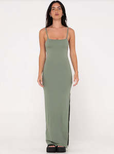 Rusty Vicky Fixed Back Slip Maxi Dress