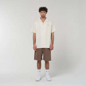 Crate Scipt Cuban Collar SS Shirt