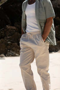 Mens Pants: Rhythm Linen Jam Pant