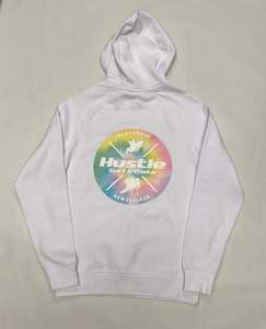 Hustle Clothing: Hustle Hoody Pastel TieDye womans