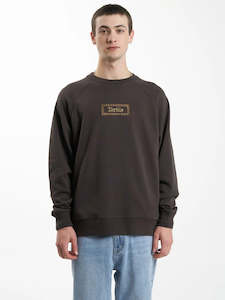 Mens Sweatshirts: Thrills Linked Oversize Raglan Crew