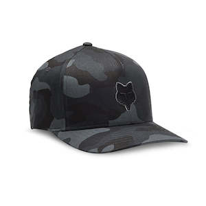 Fox Head Flexfit Hat-Black Camo