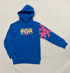 Fox Energy fleece hoodie youth- True Blue