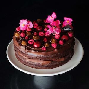 Products: Chocolate raspberry and salted caramel cake - Hyatt Pantry Restaurant - Wynyard Quarter, Auckland - Coffee & Brunch