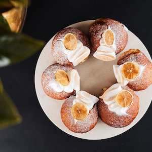 Lemon Meringue Donut - Hyatt Pantry Restaurant - Wynyard Quarter, Auckland - Cof…