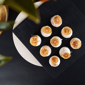 Mini Lemon Meringue Tarts - Hyatt Pantry Restaurant - Wynyard Quarter, Auckland …