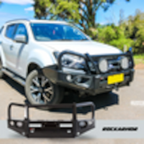 Rockarmor Elite Steel Bull Bar To Suit Isuzu D-MAX-MUX 2012-2020 (Bar Replacement Eyebrows)