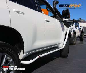 Rockarmor Steel Rockslider Side Steps To Suit Toyota Prado FJ150 2008+