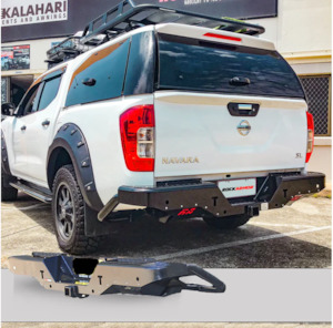 Rockamor Elite Steel Rear Step / Towbar To Suit Nissan Navara Np300 D23 2015-2020