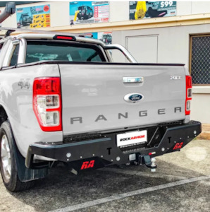 Rockamor Elite Steel Rear Step / Towbar To Suit Ford Ranger Wildtrack  2012-2020