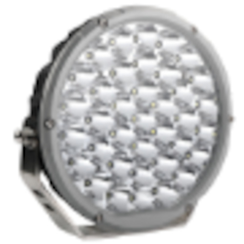 9" RND LED DRIVING LAMP COMBO BEAM 9-36V 160W 37 LEDs SILVR