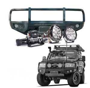 ROCKARMOR GT HOOP BULLBAR COMBO PACK TO SUIT TOYOTA VDJ78 TROOPY 2007-2023