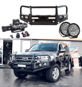 ROCKARMOR ELITE BULLBAR FRONTAL COMBO TO SUIT TOYOTA LANCRUISER 200 SERIES 2015-2021