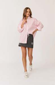 Tammy Shirt | Campari Stripe