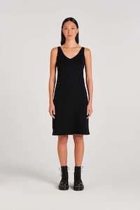 Womenswear: Merino Slip | Black Merino