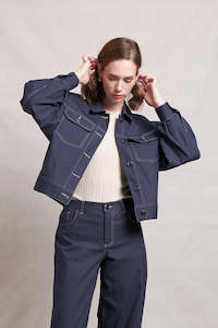 Pump It Up Jacket | Indigo