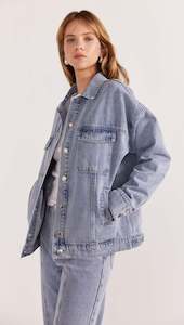 Coats Jackets: Calla Denim Jacket | Light Wash