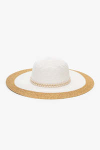 Dolce Sunhat | White/Gold