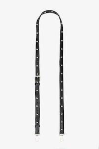 Bag Straps: Mila Studded Strap | Silver