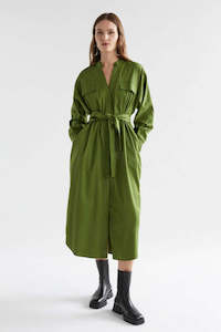 Eller Dress | Green Moss