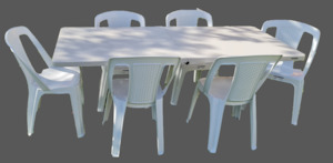 Product Rental: Table and Chairs package