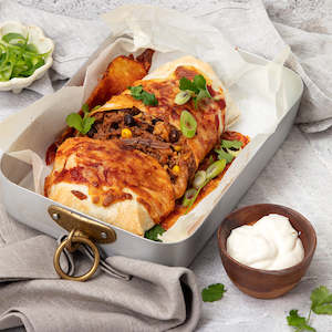 Chipotle Beef Brisket Enchilada