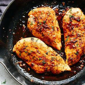 Chicken Breast Boneless SKIN ON 2 pieces 700-800gm