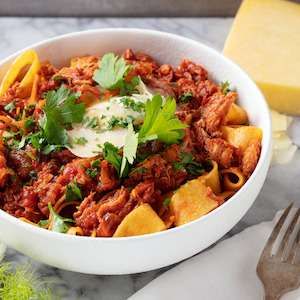 Pulled Pork & Fennel Ragu with Pappardelle