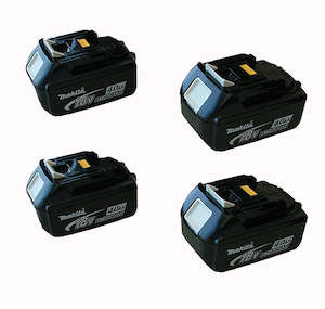 Hand tool wholesaling - including power operated: Makita BL1840 LXT 18V 4.0Ah Li-Ion Battery - 4 Pack