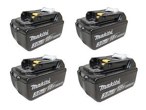 Hand tool wholesaling - including power operated: Makita BL1830-4 Pack 3AH batteries