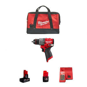 Hand tool wholesaling - including power operated: Milwaukee 3404-20 M12 Fuel 1/2" Hammer Drill/Driver Kit