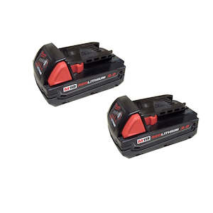 Milwaukee 48-11-1820 M18 2Ah 2 x Battery Pack slim line