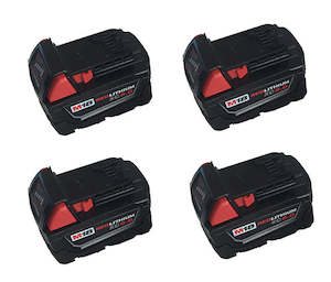 Milwaukee 48-11-1850 M18 Li-Ion XC5.0 Battery 4 Pack